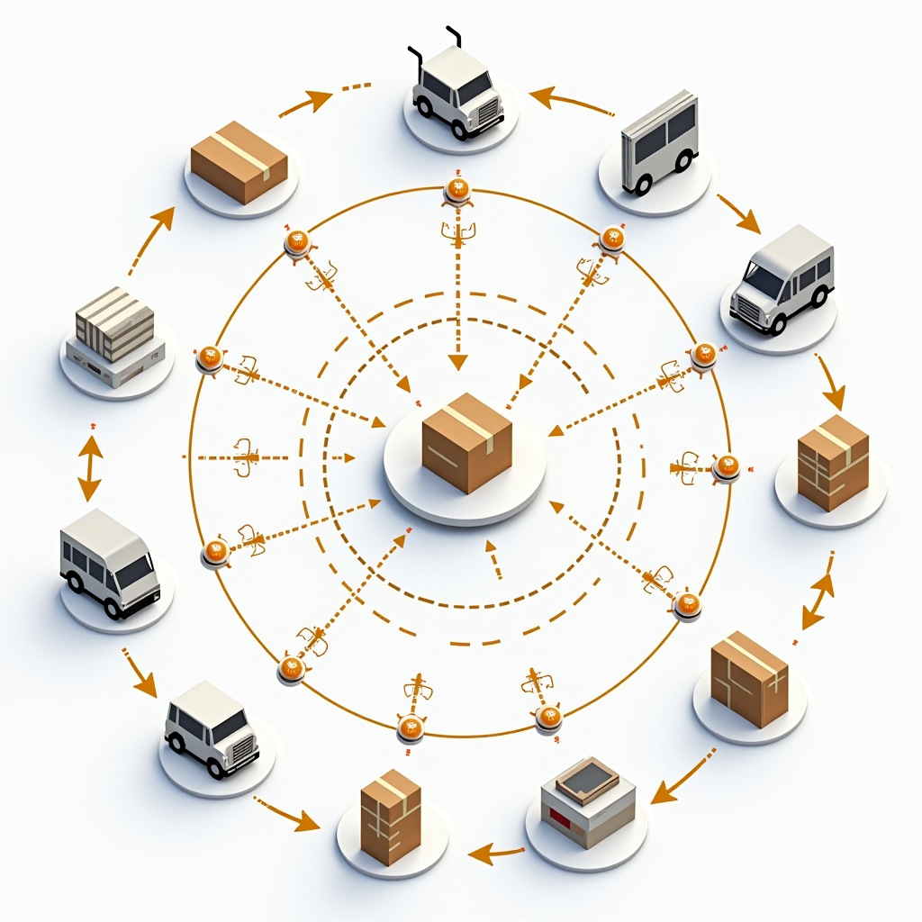 Детальная блок-схема прохождения международной посылки от отправителя до получателя с указанием всех контрольных точек, включая сортировочные центры, таможню, транзитные узлы и финальную доставку
